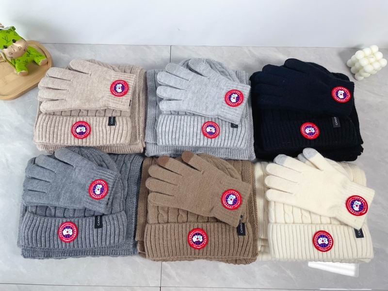 Canada Goose scarf hat Gloves dx01